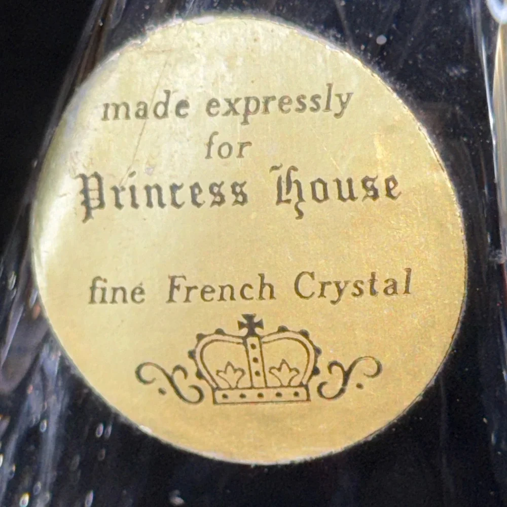 Vintage Princess House #458 Crystal Bird Dove Candy Trinket Dish 7–8